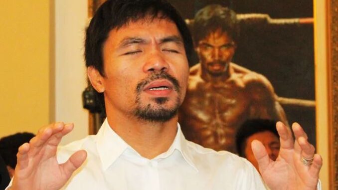 El filipino Manny Pacquiao, en entrevista reconoció a Jesus como su mayor éxito