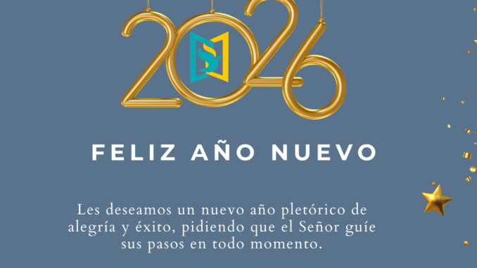 Para celebrar los 16 años de ministerio Buenas Nuevas les desea un feliz año 2026