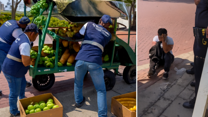 Ante la hola de desempleo en las grandes capitales, personas optan por la iinformalidad a riesgo que le decomicen sus negocios. Estaremos produciendo delincuentes