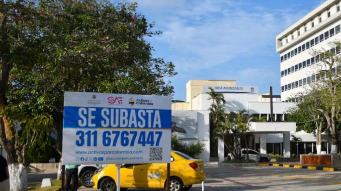 el pastor Jorge Freyle, lider de la iglesia Vida Abundante cuestiona la forma como la SAE está implementando la subasta del predio
