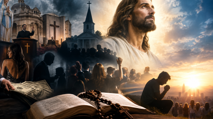 Reflexión sobre la fe auténtica y el llamado a redescubrir el verdadero cristianismo en tiempos de confusión espiritual y apostasía.