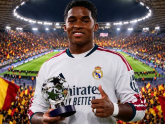 Endrick el jugador de Madrid, deposita su su en Dios